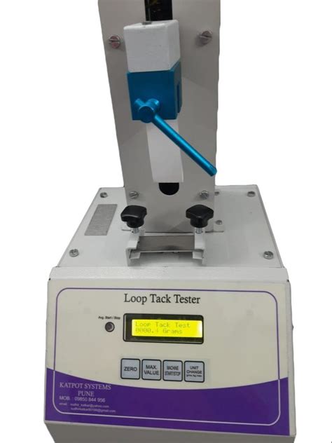 Loop Tack Tester commercial|loop tack tester.